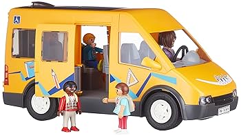 Amazon.com: Playmobil City Life 9419 School Van, for
